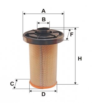 Фильтр воздушный /AK280 (выр-во WIX-FILTERS) WIX FILTERS WA6036