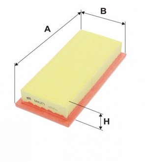 Фильтр воздушный AP095/ (выр-во WIX-FILTERS UA) WIX FILTERS WA6271