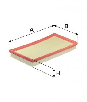 Фільтр повітряний KIA /AP182 (вир-во WIX-FILTERS) WIX FILTERS WA6369