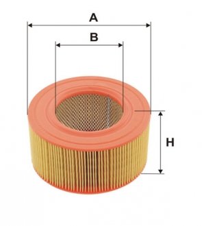 Фільтр повітряний /AR266 (WIX-FILTERS) WIX FILTERS WA6446