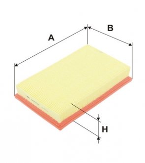 Фільтр повітряний OPEL /AP190 (WIX-FILTERS) WIX FILTERS WA6707