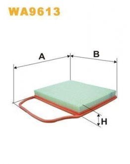 ФІЛЬТР ПОВІТРЯ WIX FILTERS WA9613 (фото 1)