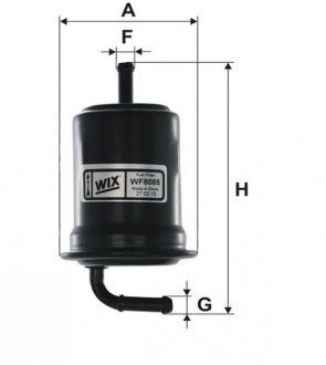 Фільтр палив. /PP887 (вир-во WIX-FILTERS) WIX FILTERS WF8085