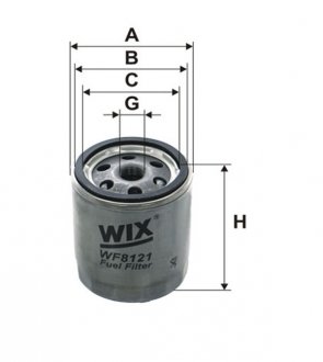 Фильтр курил. /PP932 (выр-во WIX-FILTERS) WIX FILTERS WF8121