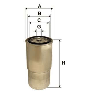 Фільтр палив. (WIX-FILTERS) WIX FILTERS WF8305