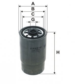 ФІЛЬТР ПАЛИВНИЙ WIX FILTERS WF8318