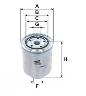 Фильтр топливный MITSUBISHI ASX, LANCER 1.8-2.2 DI-D 10- (выр-во WIX-FILTERS) WIX FILTERS WF8468