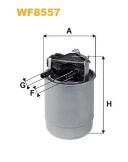 Фільтр палива WIX FILTERS WF8557