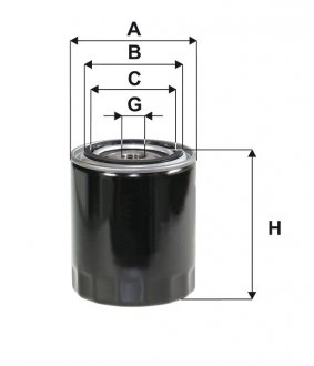 Фільтр масляний двигуна /OP580/8 (WIX-FILTERS) WIX FILTERS WL7117