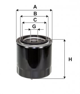 Фільтр масляний двигуна SKODA FELICIA OP525/2/ (вир-во WIX-FILTERS) WIX FILTERS WL7216