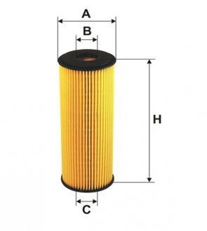 Фильтр масляный Mercedes C (W202/W203), CLK (C208), E (W124/W210), G (W461 WIX WIX FILTERS WL7304 (фото 1)