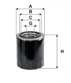 Фильтр масляный двигателя KIA PREGIO /OP632/4 (выр-во WIX-FILTERS) WIX FILTERS WL7409 (фото 1)