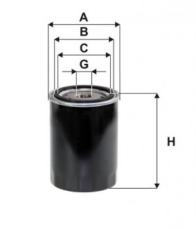 Фільтр масляний двигуна /OP632/5 (WIX-FILTERS) WIX FILTERS WL7426