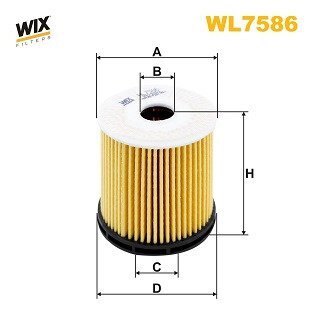 ФІЛЬТР ОЛИВИ/ГІДРАВЛІКИ WIX FILTERS WL7586