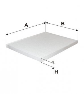 Фільтр салону OPEL OMEGA B /K1001 (вир-во WIX-FILTERS) WIX FILTERS WP6802