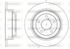 Диск тормозной задний (кратно 2) (Remsa) Subaru Forester 02>08 Impreza 00>08 (D6398.00) WOKING D639800 (фото 1)