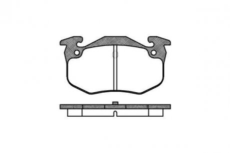 Колодки гальмівні WOKING P0443.60