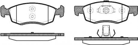 Колодки тормозные WOKING P0723.32