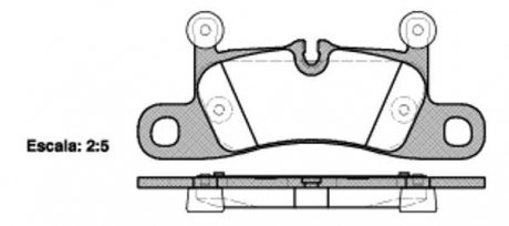 Колодки тормозные WOKING P12793.10