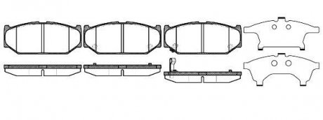 Колодки гальмівні WOKING P12813.11