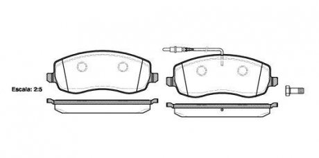 Колодки гальмівні WOKING P12933.02