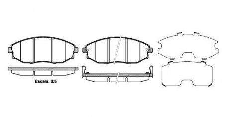 Колодки гальмівні WOKING P13233.02