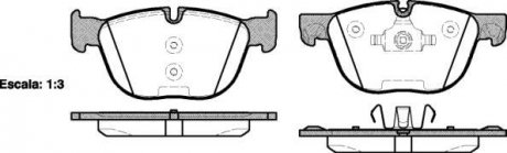 Гальмівні колодки пер. BMW X5/X6 07- (ATE) WOKING P13973.00