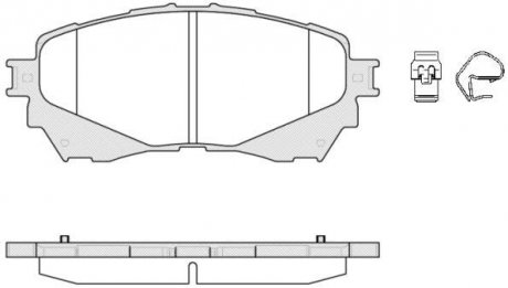 Колодки тормозные WOKING P14383.04