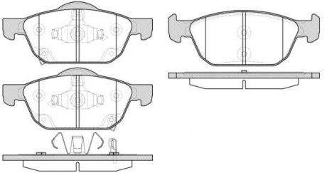 Колодки гальмівні WOKING P14523.02