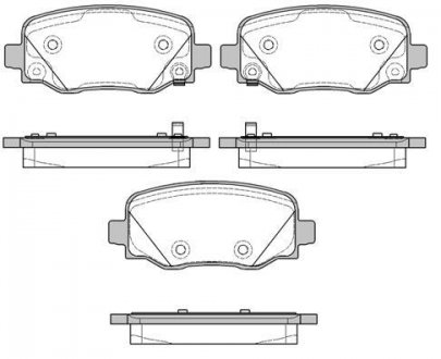 Гальмівні колодки WOKING P14783.02