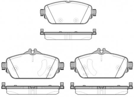 Колодки тормозные WOKING P14923.08