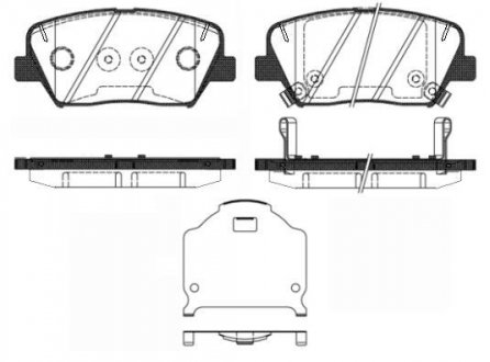 Колодки тормозные WOKING P15123.02