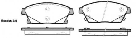 Колодки тормозные WOKING P15313.02