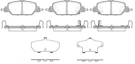 Колодки гальмівні WOKING P16303.02