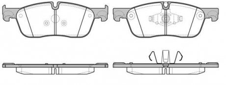 Колодки гальмівний диск. перед. (Remsa) Land Rover Evogue 11> / Discovery Sport 14> (P17333.00) WOKING P1733300