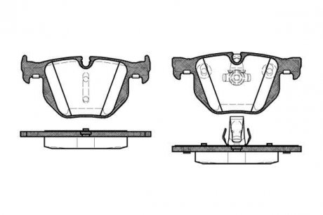 Колодки тормозные WOKING P2813.60