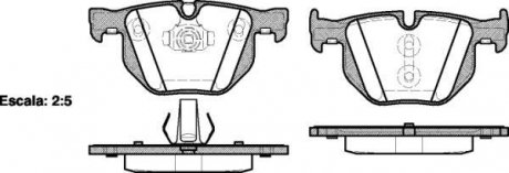 Колодки тормозные WOKING P2813.61