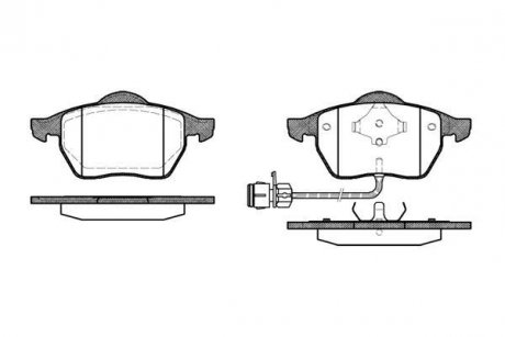 Колодки тормозные WOKING P2903.02