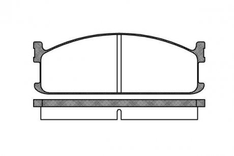 Колодки тормозные WOKING P3043.00