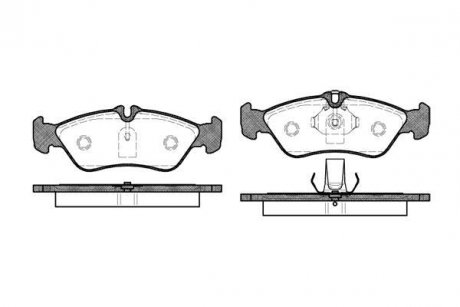 Колодки тормозные WOKING P4803.00