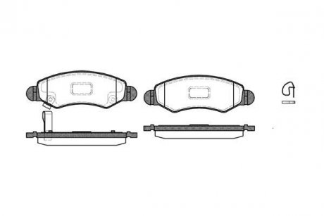 Колодки гальмівні WOKING P6023.21