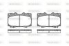 Колодки тормозные диск. перед. (Remsa) Land Cruiser Prado (_J15_) (09-)/Mitsubishi Pajero IV (09-) (P6073.04) WOKING P607304 (фото 1)
