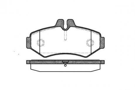 Колодки тормозные WOKING P6333.00