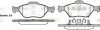 Колодки гальмівний диск. перед. (Remsa) Toyota Yaris 05> 11> (P6663.12) WOKING P666312 (фото 1)