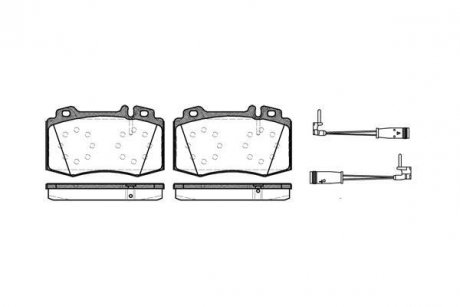 Колодки тормозные WOKING P6693.02