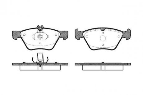 Колодки тормозные WOKING P7013.00