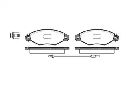 Колодки тормозные WOKING P7433.01