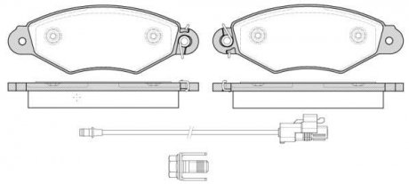 Колодки гальмівні WOKING P7433.30