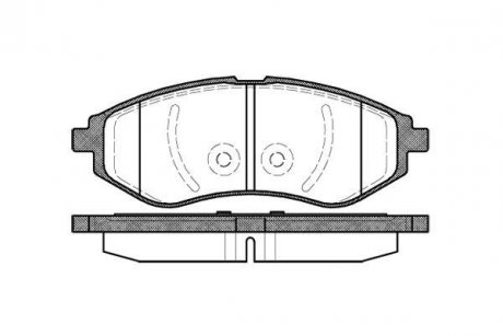 Колодки тормозные WOKING P8863.00