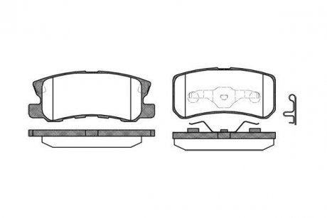 Колодки тормозные WOKING P9033.02